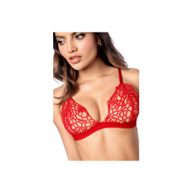 Ensemble sexy 2 pièces en crochet tricoté avec haut ajustable et string 